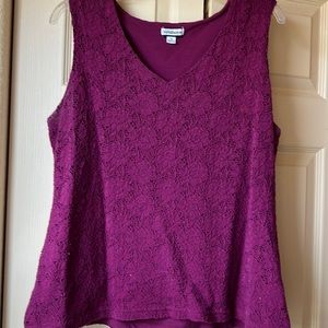 Business casual lace tank